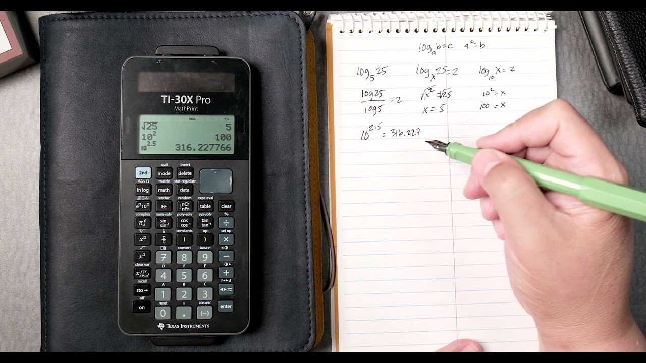 TI-30X Pro: Logarithms, Natural Logs, and Antilogs