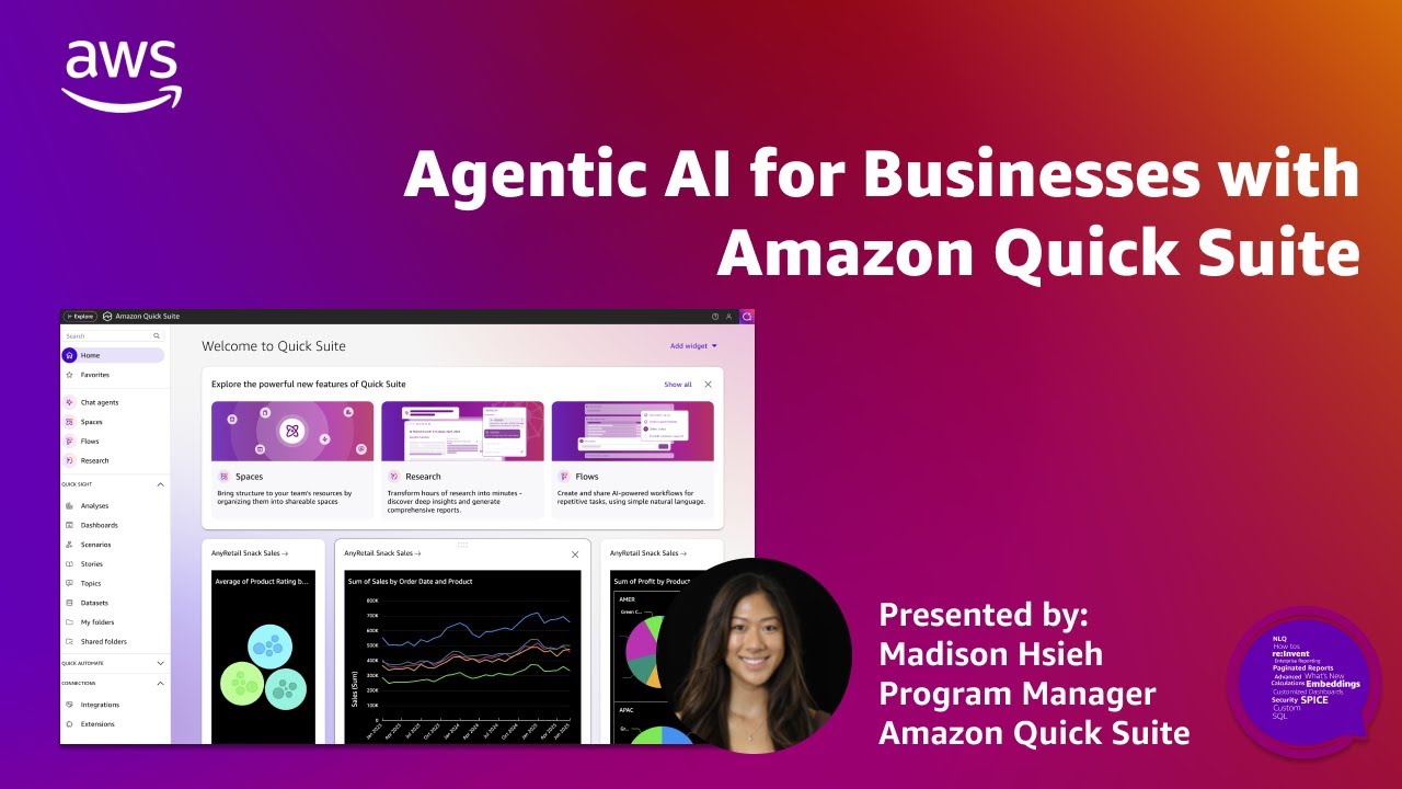 Agentic AI for Businesses with Amazon Quick Suite