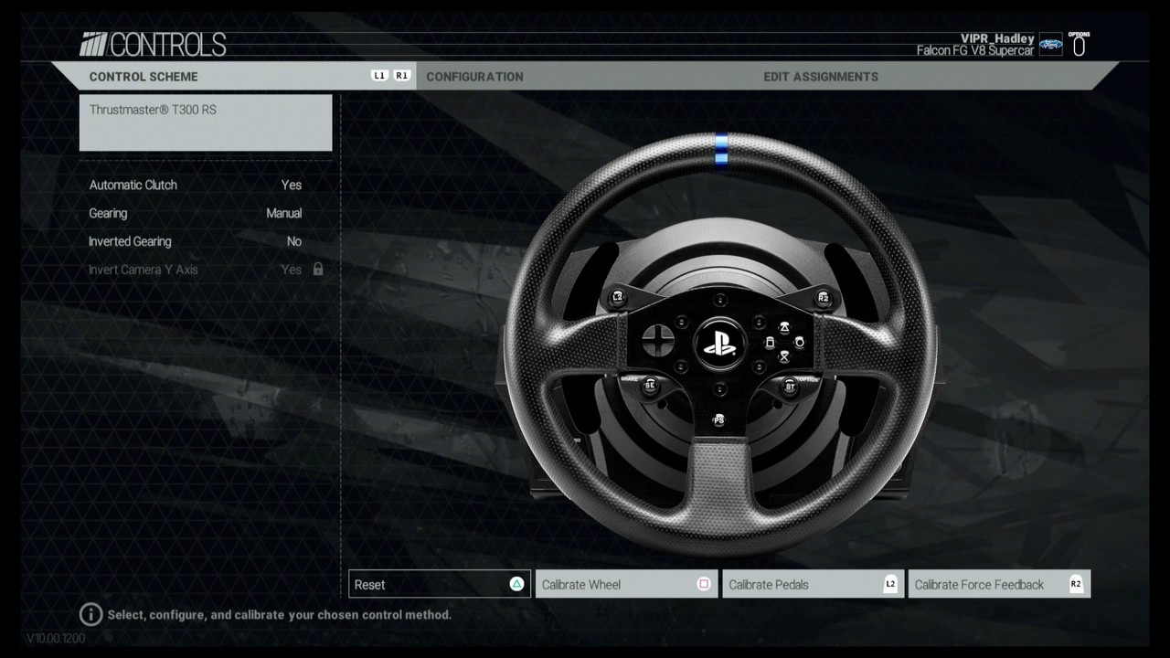 2017 (PS4) T300RS Thrustmaster Wheel How to Calibrate & FFB Settings (Project CARS)
