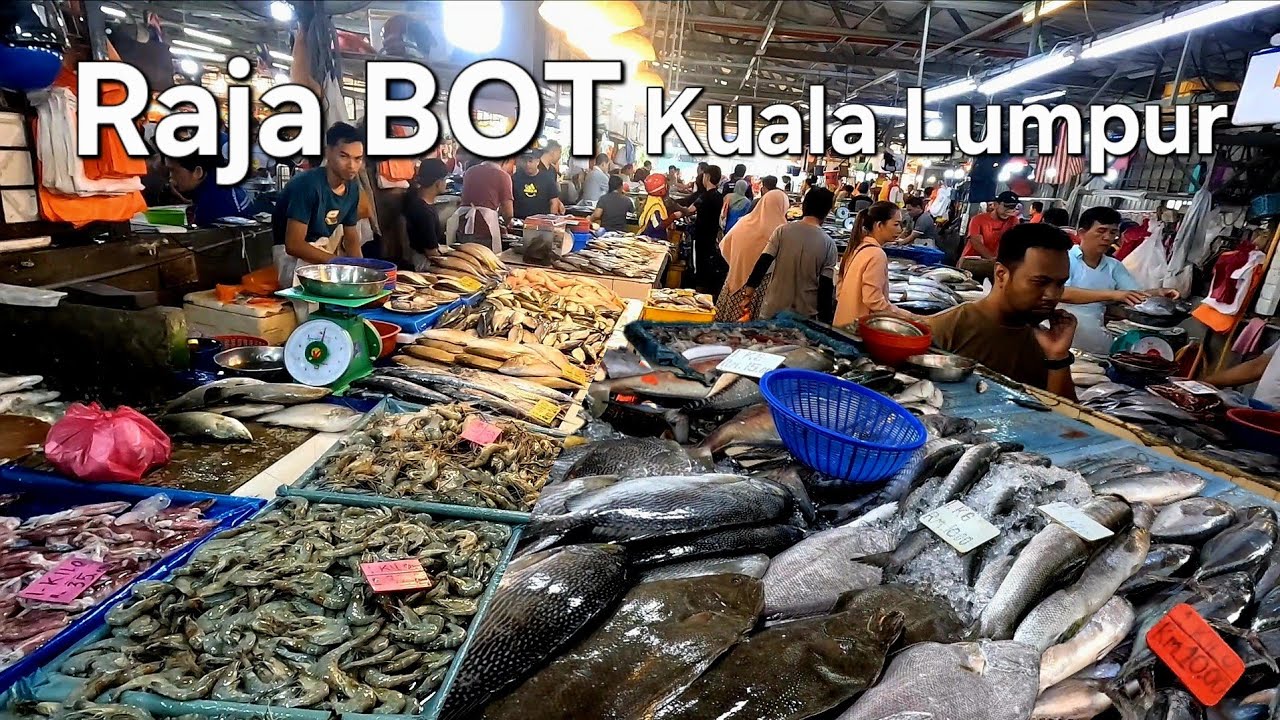 Kuala Lumpur Chow Kit PASAR IKAN RAJA BOT Fulltour📢Pasar ikan bandaraya✨️Harga terpampang👏