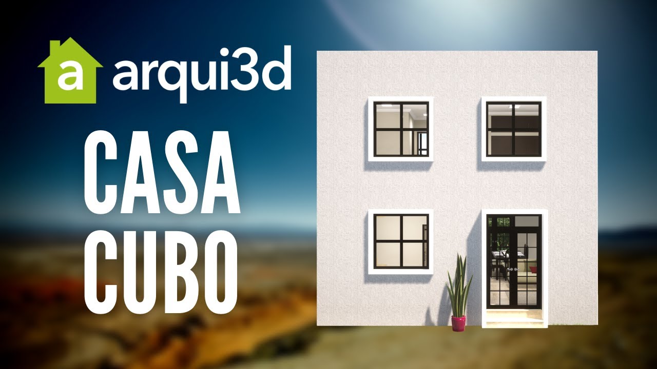 ¿Vivirías en un cubo? - Casa Cubo (Plano de Casa Modelo 6)