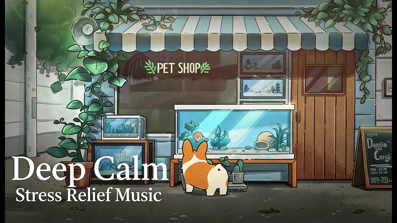 Stress Relief Music 🎧 Calm Your Mind, Relax Your Body (With our dog, Amara)