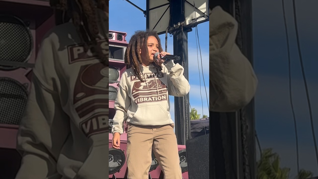Kailash Muzik at 12 years old, the future of reggae LIVE at Cali Vibes Festival 2024