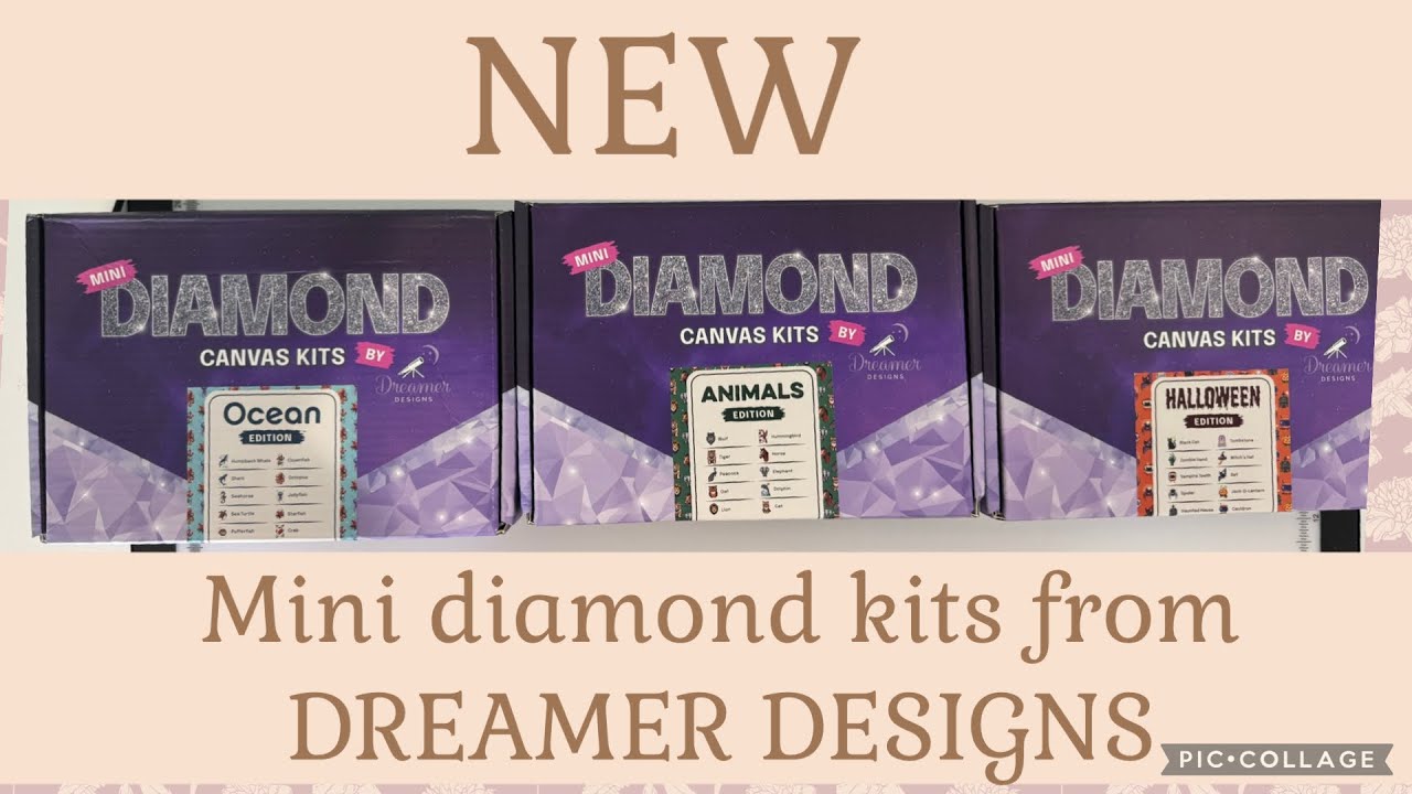 Новинка!! Мини-наборы для алмазной вышивки от Dreamer Designs