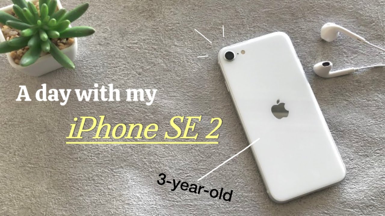 A day with my iPhone SE 2020 in 2024 | will the battery last the whole day?