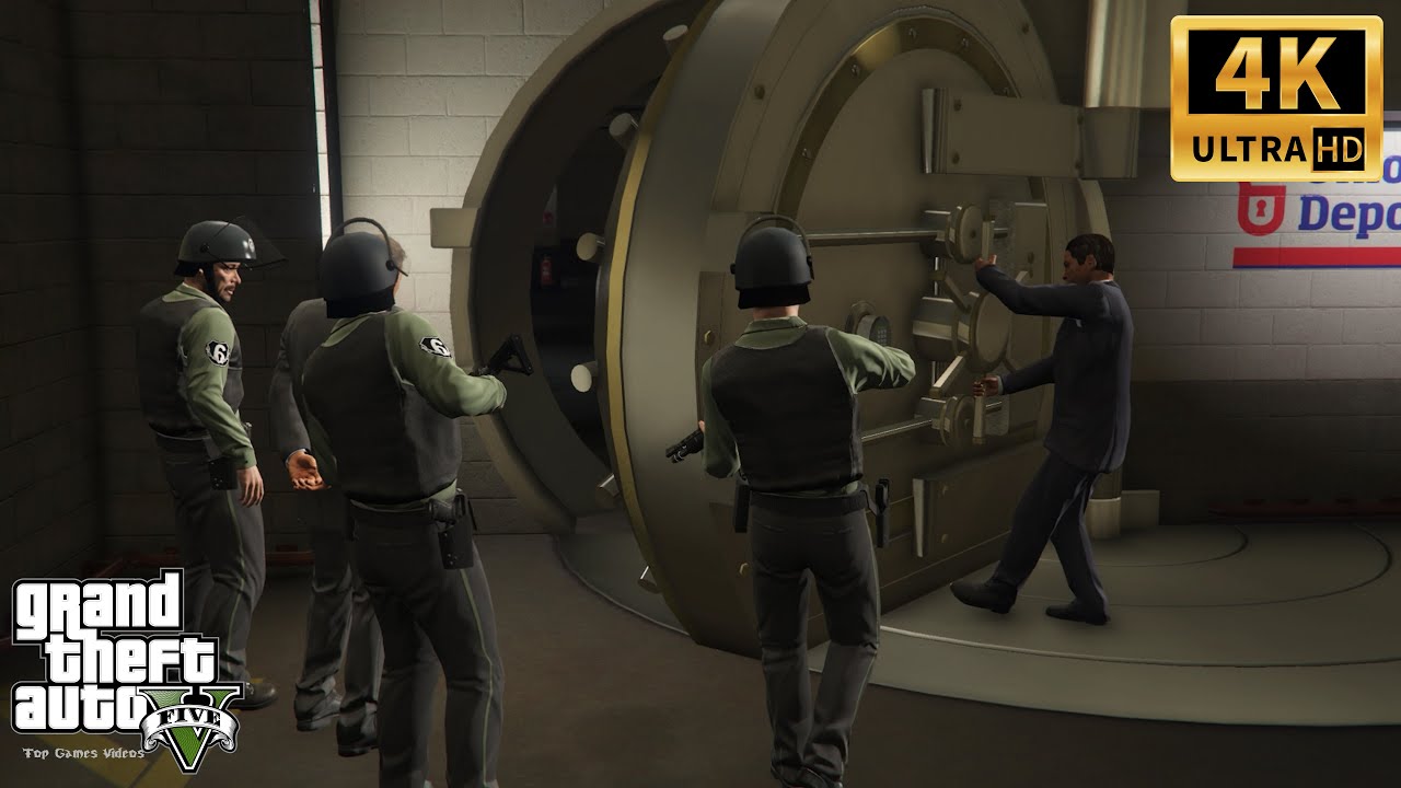 GTA 5 PC Mission #63 - The Big Score - Subtle (100% Gold Medal Walkthrough) [4K60FPS]