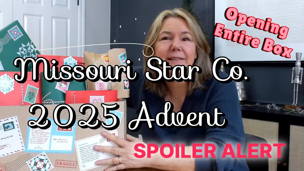 **СПОЙЛЕРЫ** Полная распаковка рождественского набора от Missouri Star Quilt Co 2025 🎄🎁