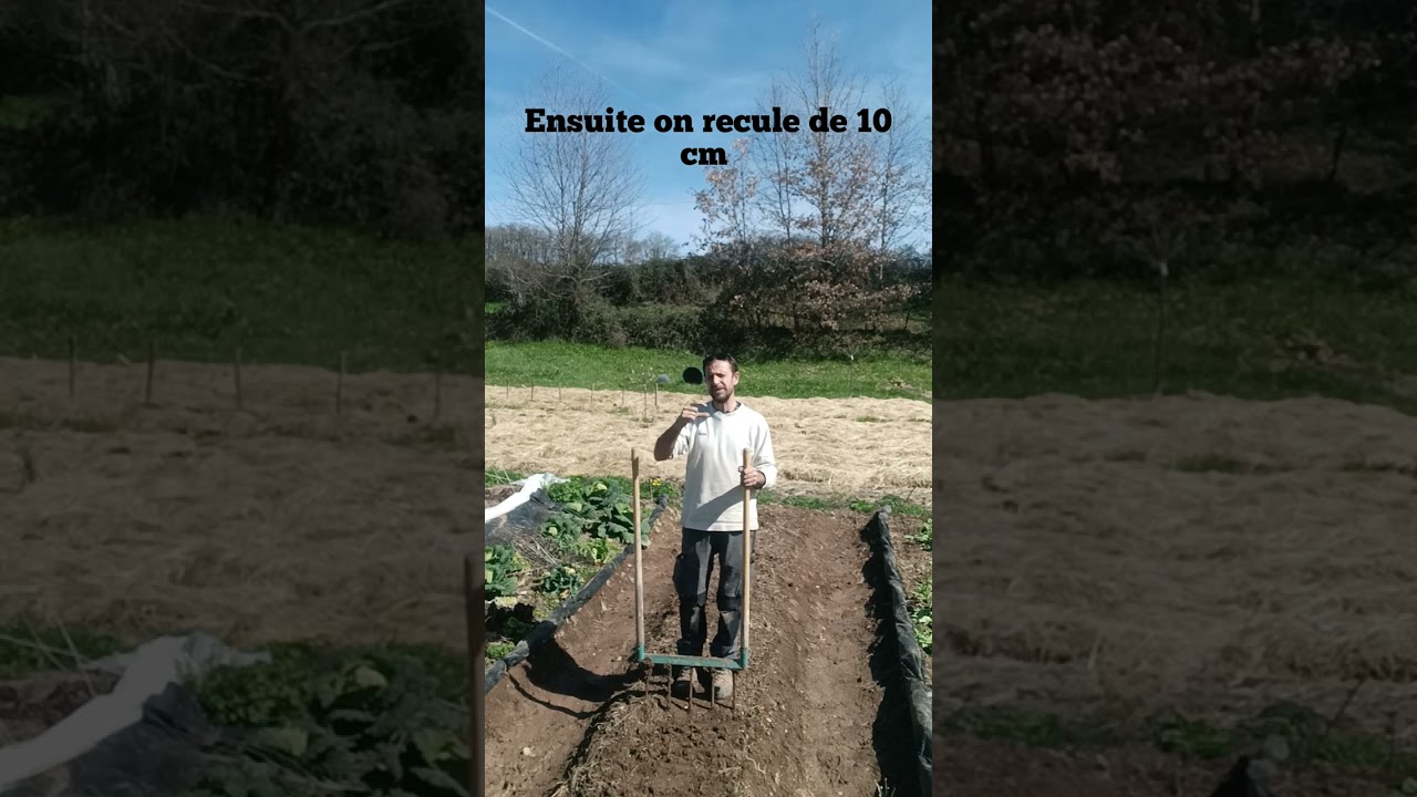 comment utiliser correctement la grelinette !!!