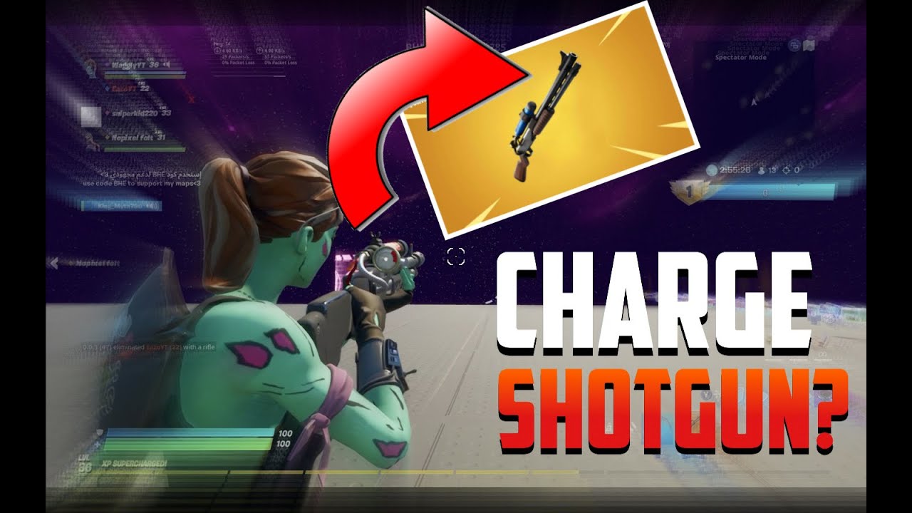 How to USE the *CHARGE SHOTGUN* in CREATIVE! - Fortnite Season 3
