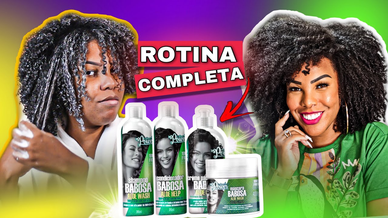 ROTINA CAPILAR COM A LINHA DE BABOSA DA SOUL POWER POR LUANY CRISTINA