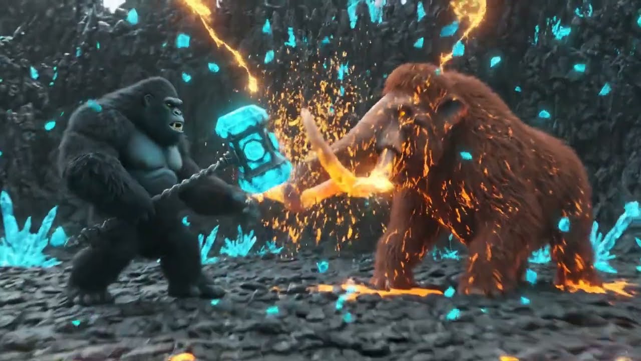 king kong dragon and elephant fight each other 91 full action