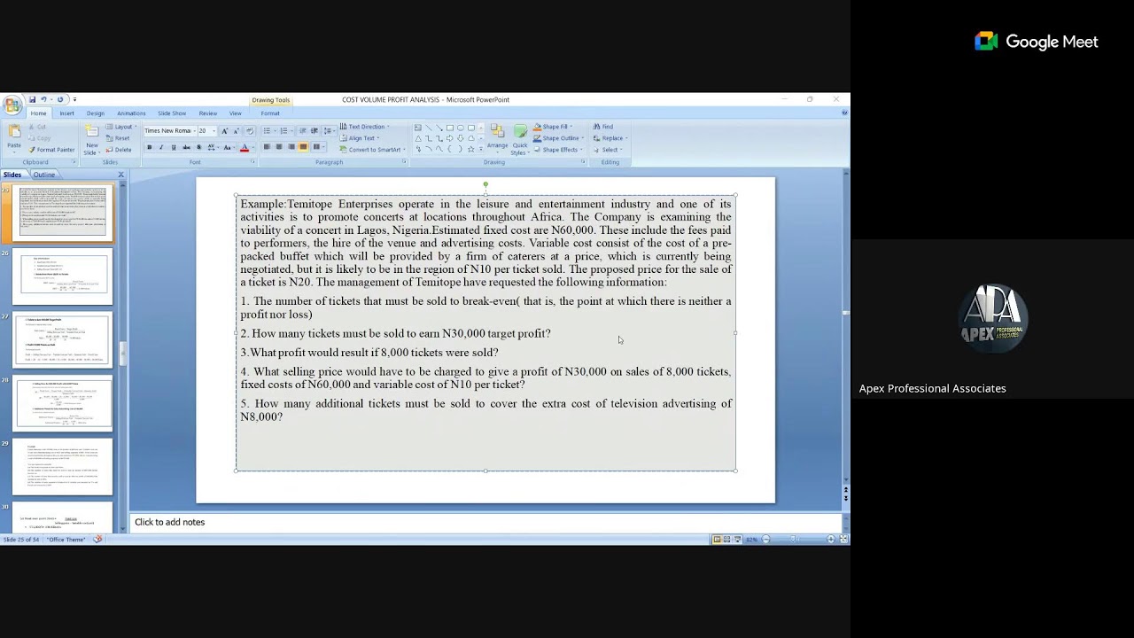 PM (MAY 2026 DIET) INTRODUCTION TO PERFORMANCE MANAGEMENT/CVP ANALYSIS