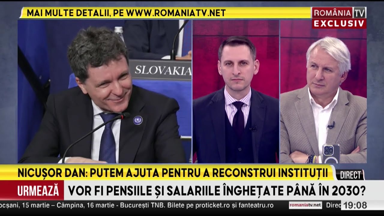 România în 60 de minute, cu Dragoş Bistriceanu: Culisele vizitei lui Nicușor Dan în SUA