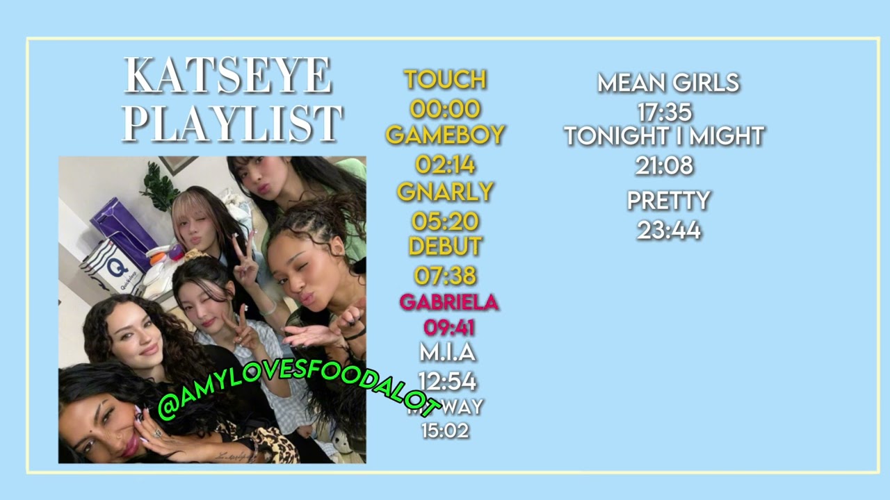 [ALL SONGS] KATSEYE UPDATED PLAYLIST