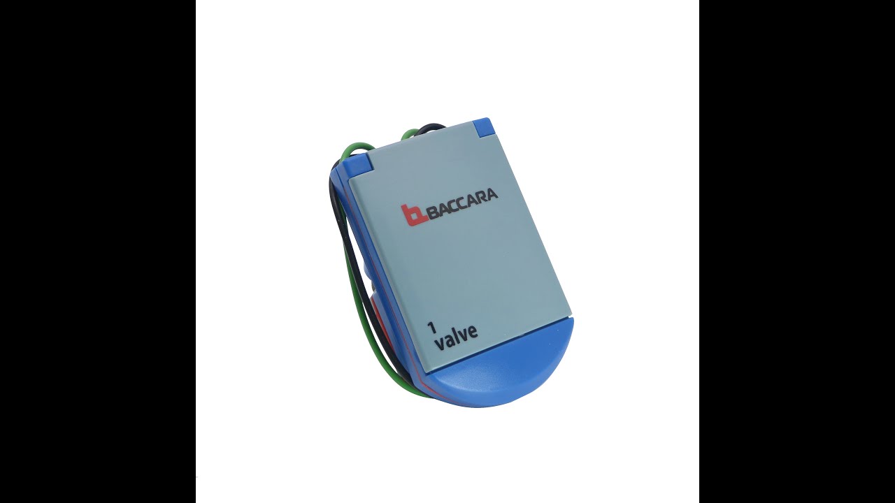 Manejar el programador de riego G75 de BACCARA para electroválvulas a 9 V.