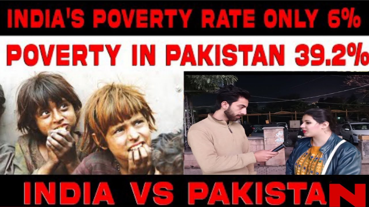 India's 6% Pakistan 39.2% poverty rate 2020_2021|| Pakistani public reaction || Ab News