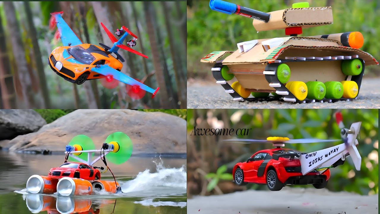 4 Amazing Things You Can Make At home | Awesome DIY Toys