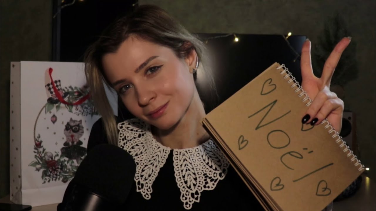 Leçon de russe en ASMR. Sujet Noël 🎁