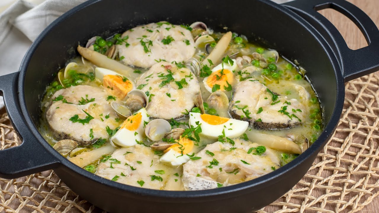 Merluza a la vasca ~ Receta tradicional
