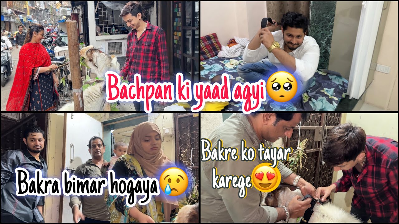 Sufiyan aur meko hamara bachpan yaad aya🥺😅humlog ki masti chalu hogayi😁hamare bakre bimar hogye🤦🏼‍♀️