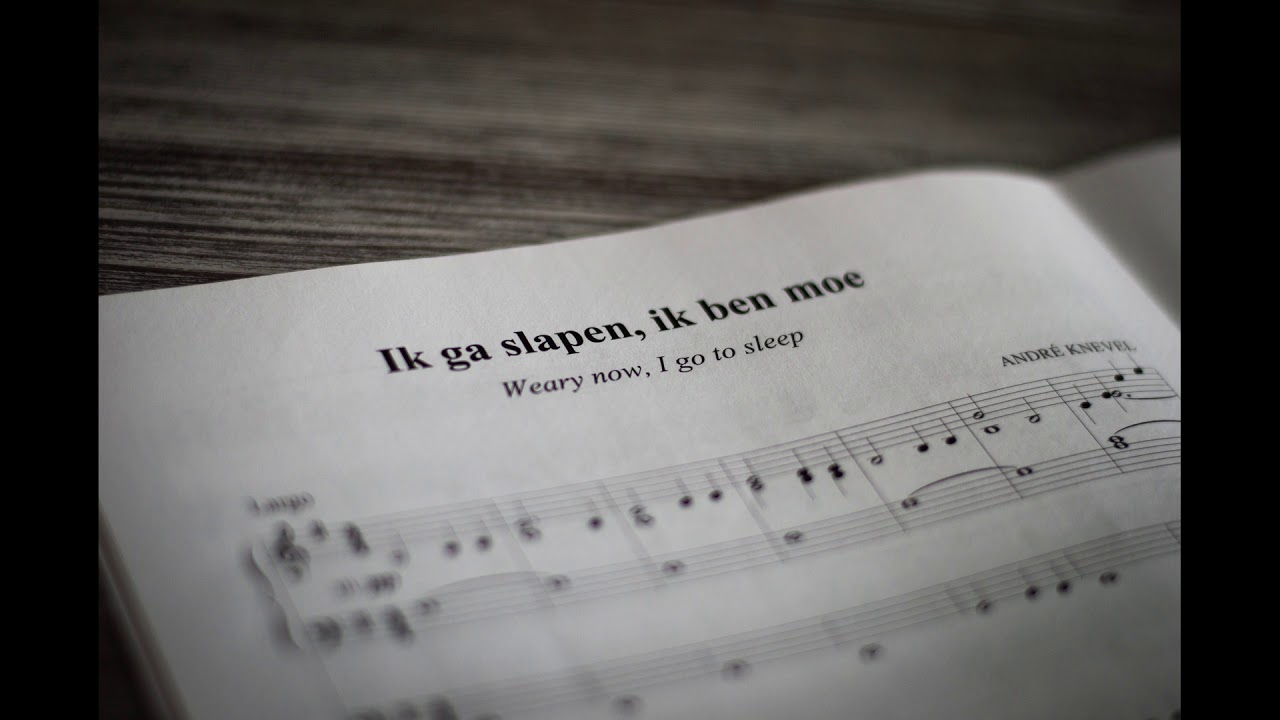Ik ga slapen ik ben moe - Andre Knevel