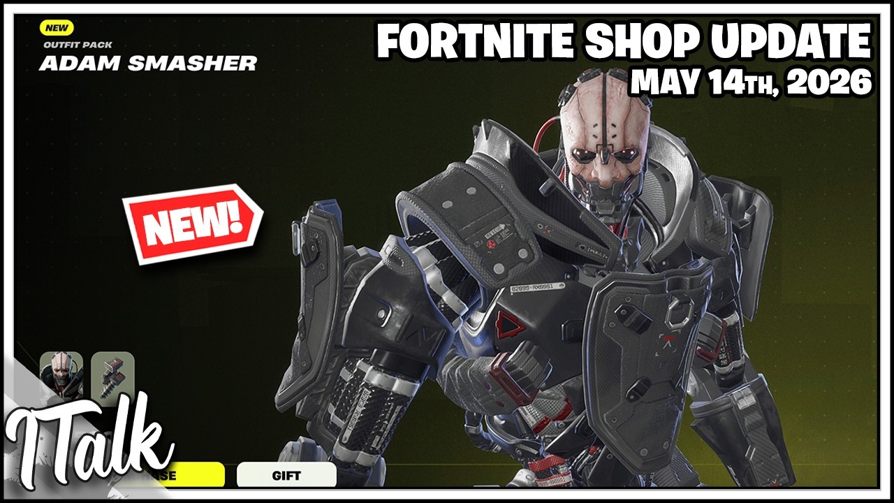 Магазин Fortnite *НОВЫЙ* СКИН ADAM SMASHER, ЭМОЦИЯ И МНОГОЕ ДРУГОЕ! [14 мая 2026 г.] (Fortnite Гл...