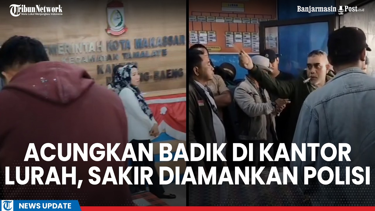 Viral Acungkan Badik di Kantor Lurah, Pimpinan Ormas Sakir Dg Rappung Ditangkap Polrestabes Makassar