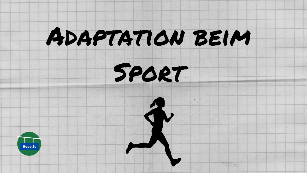 Adaptation einfach erklärt | Sport | Uni | Sport Additum | Sport LK