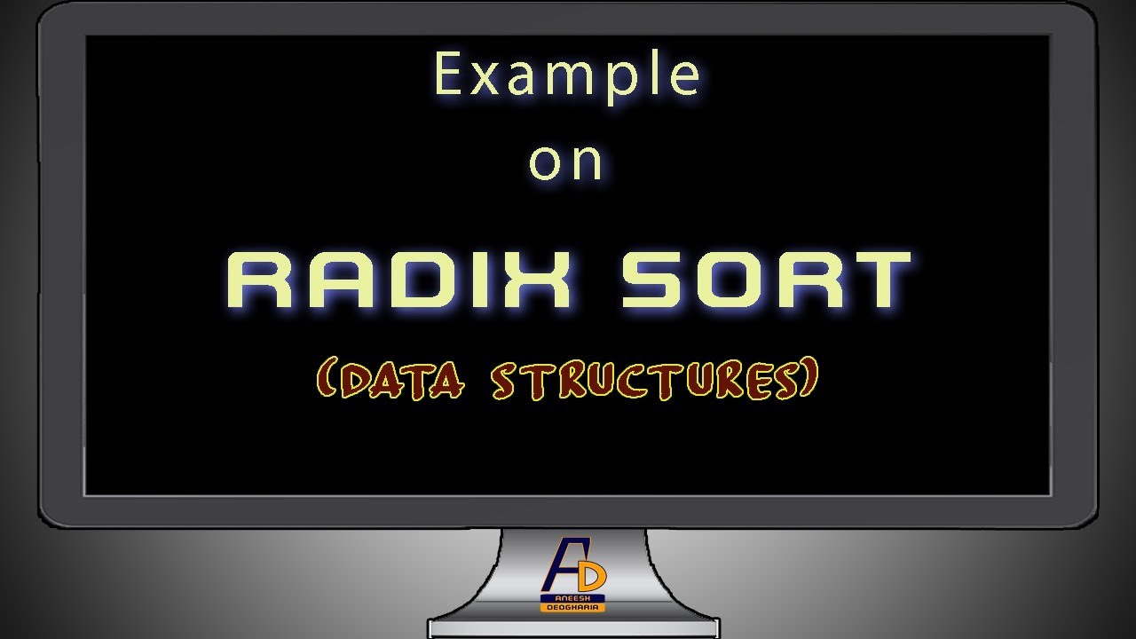 Radix Sort || An Example