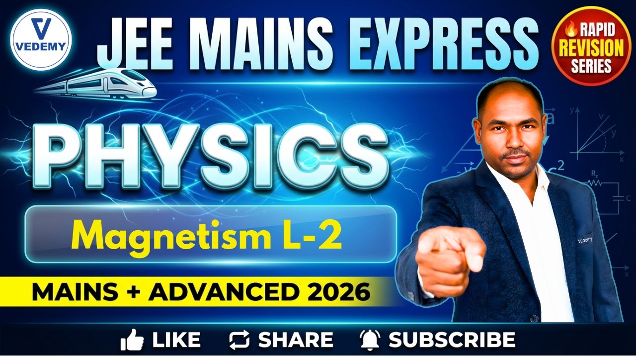 JEE MAINS 2026 Express 🚀 | Magnetism L-2 | Rapid Revision l Physics |Ravindra Sir 🔥|