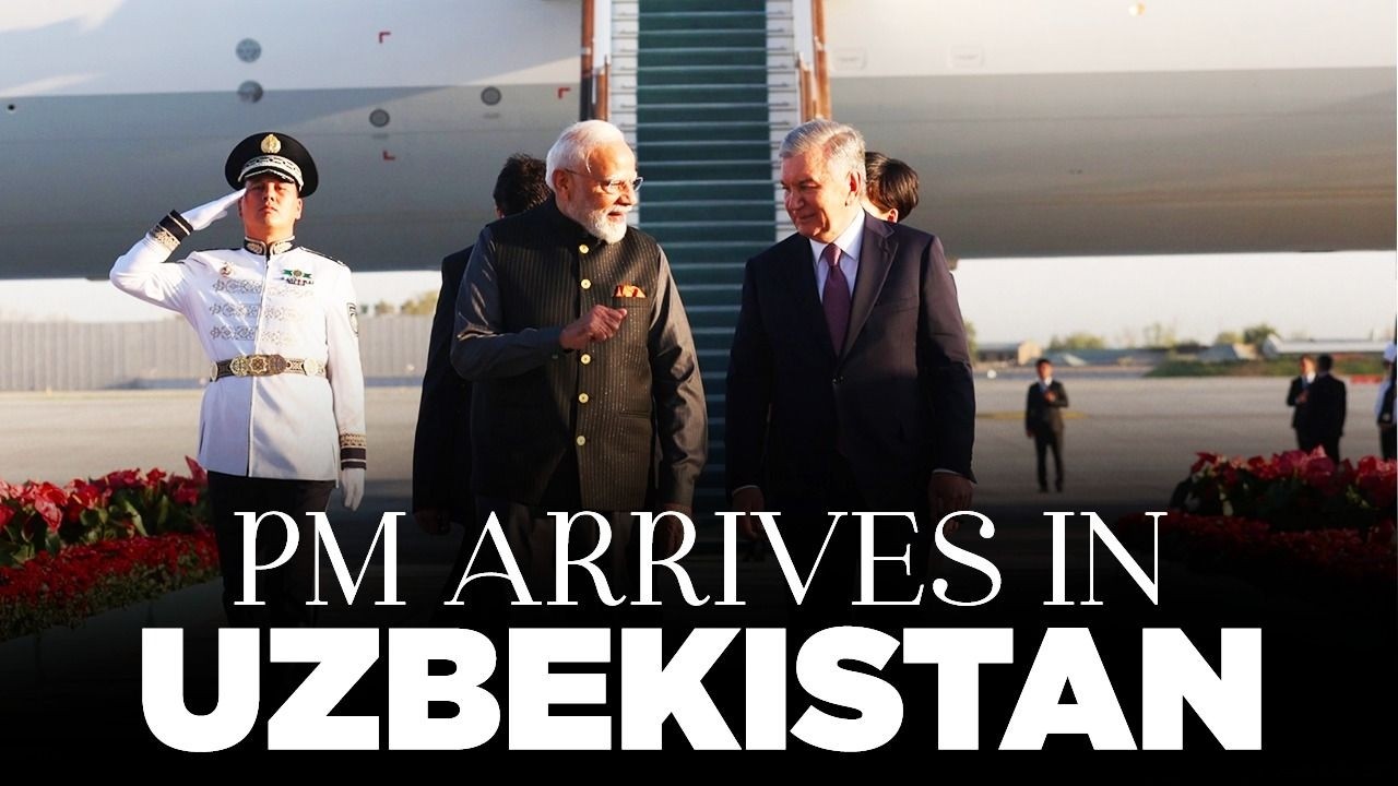 LIVE: PM Modi arrives in Uzbekistan
