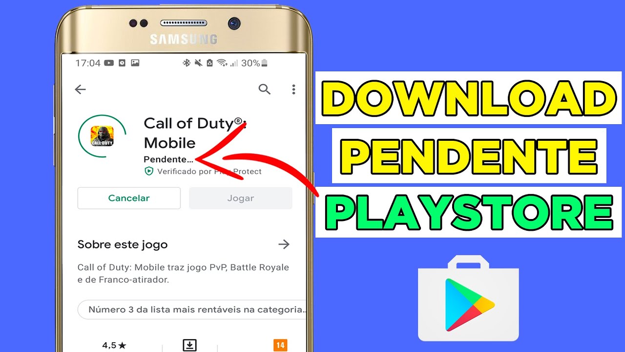 PlayStore Não Baixa Aplicativo - Download Pendente Como Resolver