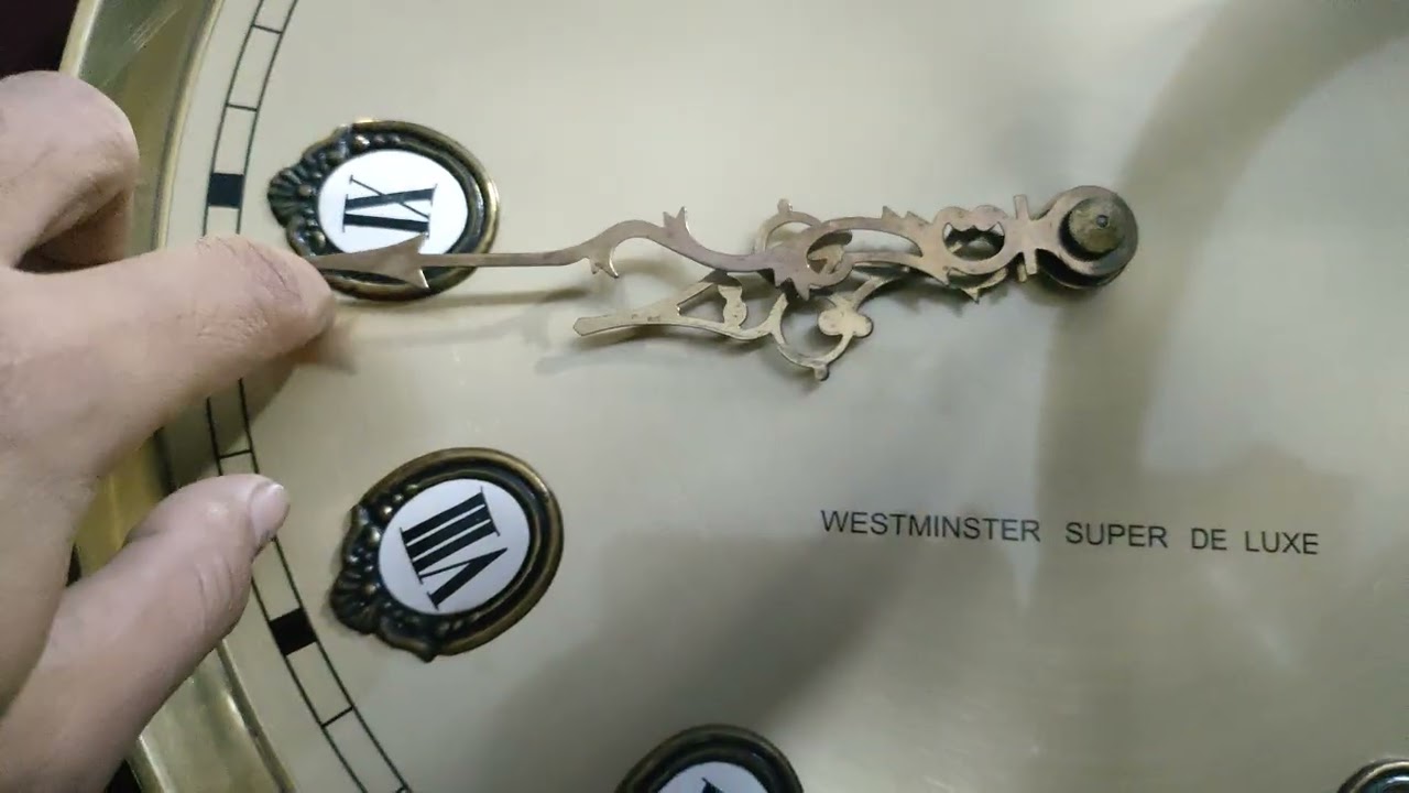 Jam almari grandfatherclock  junghans senar 12 triple chime mesin besar kolektor item