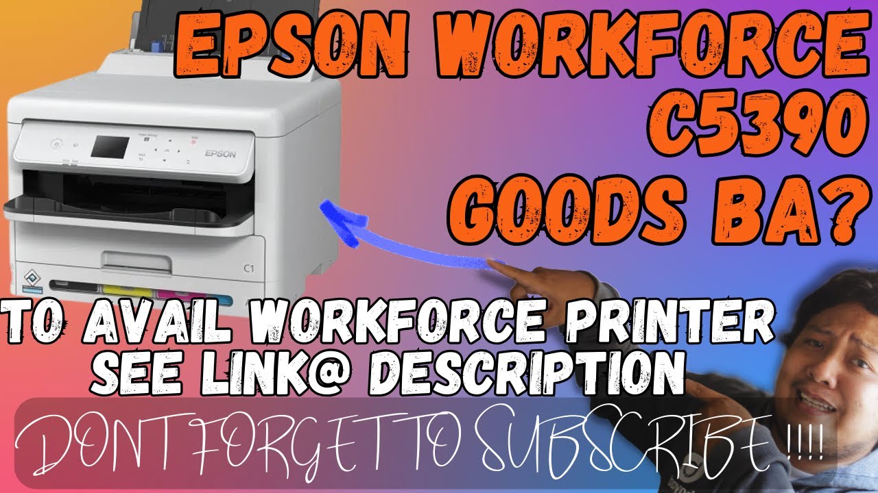 EPSON WF C5390 GOODS BA? | PRINTING BUSINESS GUIDE