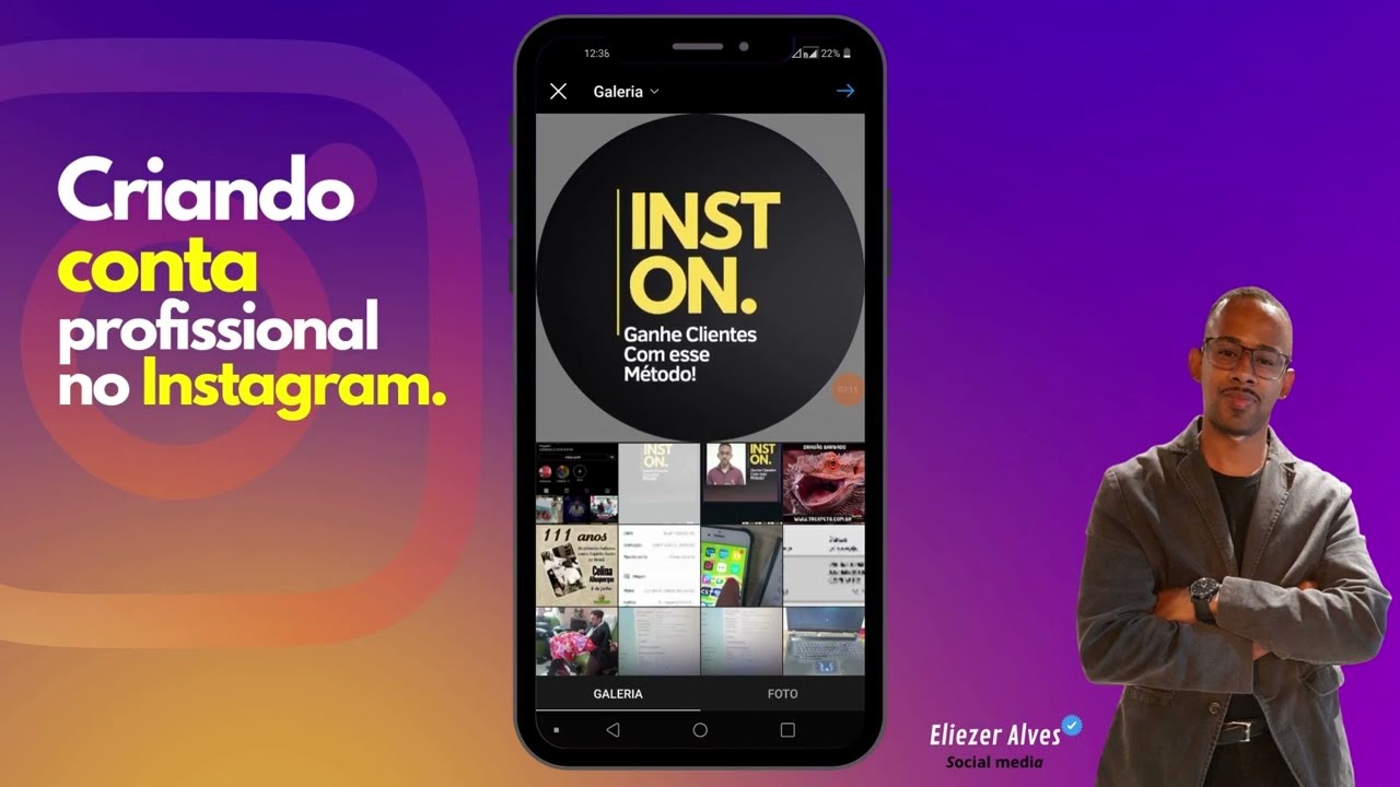 Criando conta Profissional  no Instagram