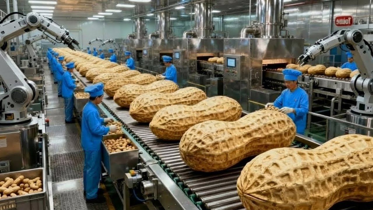 Inside the Factory: How Peanut Butter Is Made to Factory Standards (Full Process)