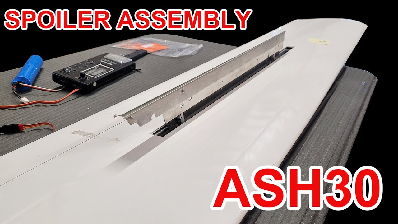 ASH30 Scale RC Glider Spoiler Assembly