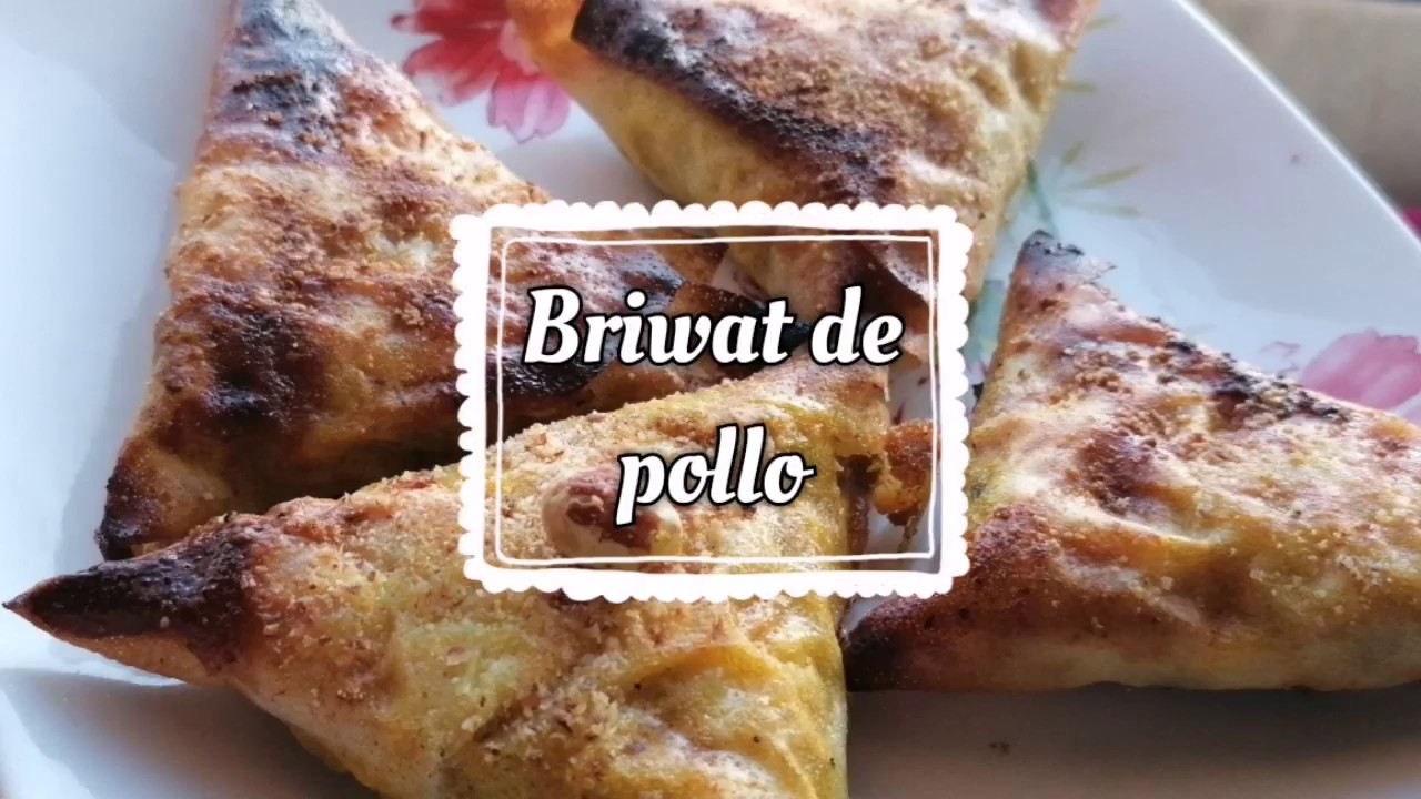 🇲🇦 Receta de los triángulos de pollo marroquíes, briwat por Rachid