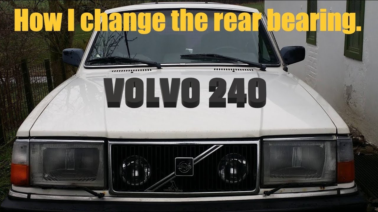 VOLVO 240 rear bearing change