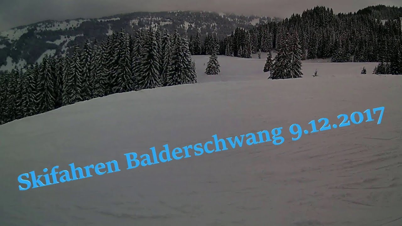 Skifahren Balderschwang 9.12.2017