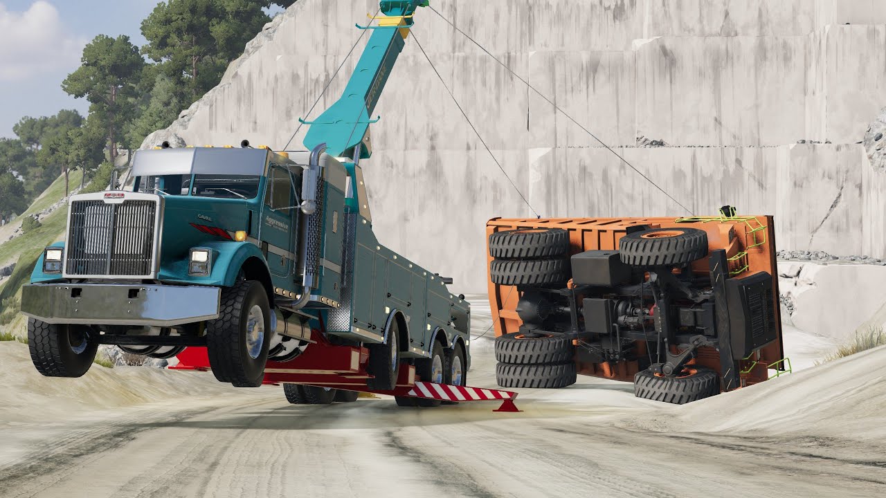 Can the rotator flip a mining dump truck?