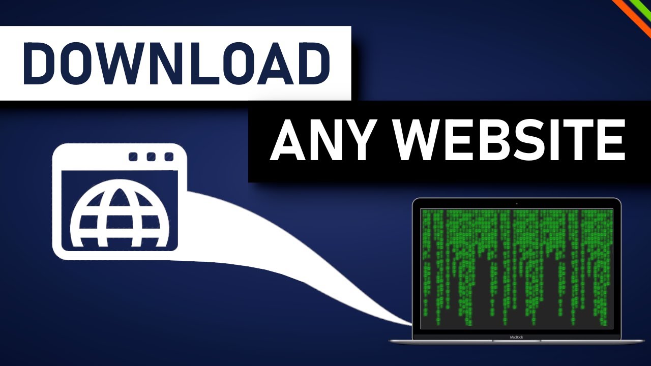 Download and Copy any Website for Offline Use