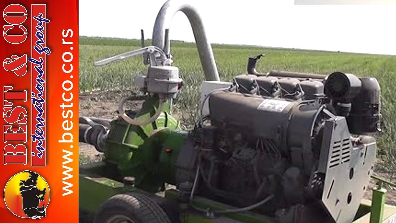 Agregat za navodnjavanje dva tifona - Irrigation pump for two hose reels