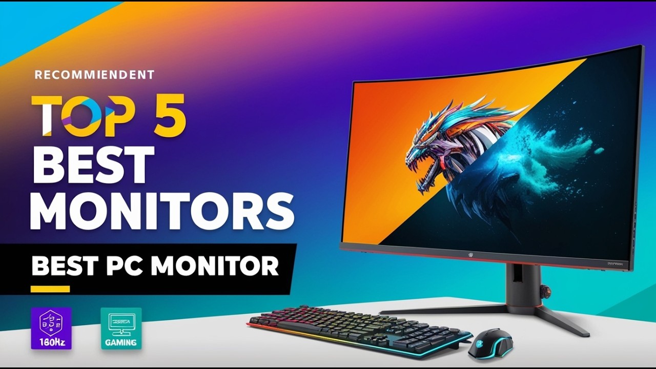 Top 5 Best Computer Monitors 2026 | Best Monitors for Work & Gaming