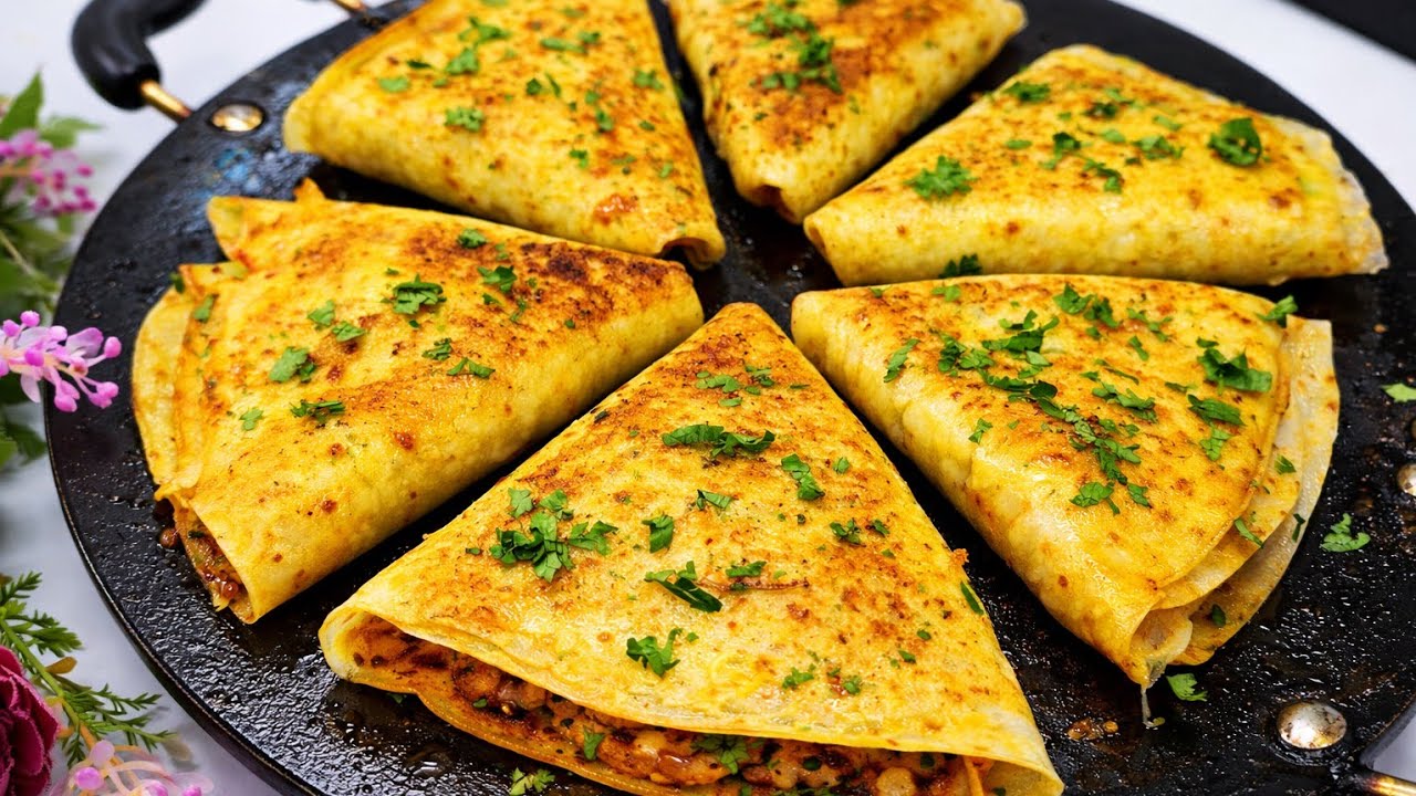 Keema Crepe Sandwich | 10 Minute Crispy & Cheesy Snack Recipe #ramzanspecial 