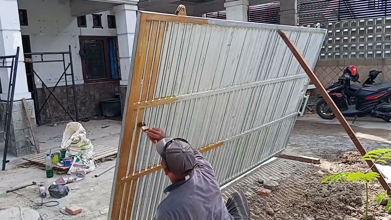 Finishing tralis pintu gerbang 🔥