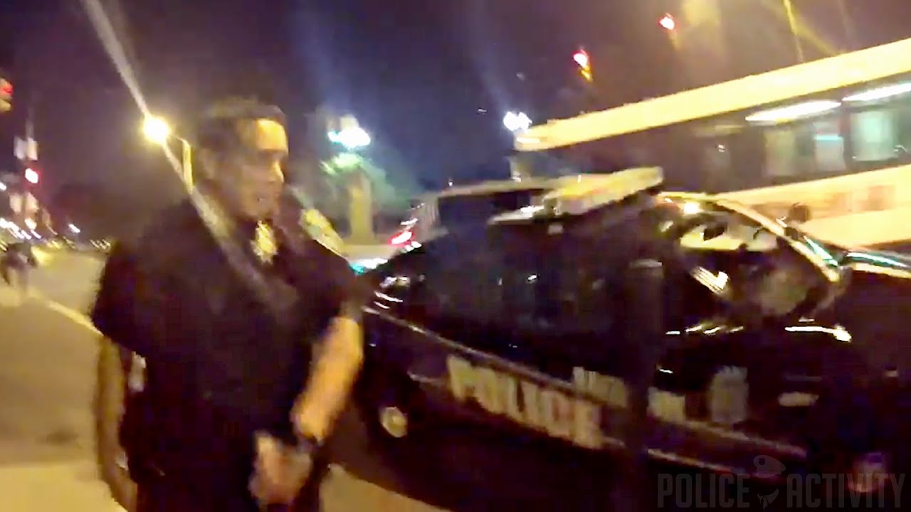 Bodycam Shows Driver Playing Pokemon Go Crashes Into Police Car
