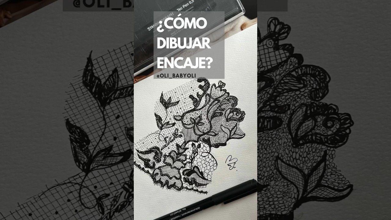 ¿Cómo dibujar encaje? 