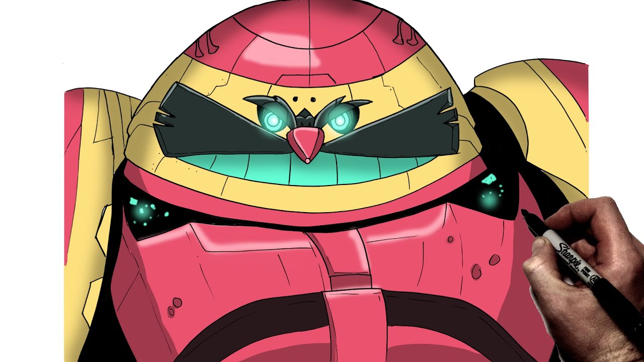 How To Draw Death Egg Robot | Step By Step | Sonic 2