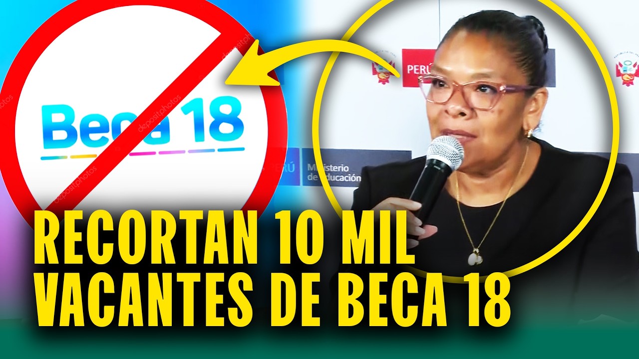 Ministro de Educación tras recorte a Beca 18: 